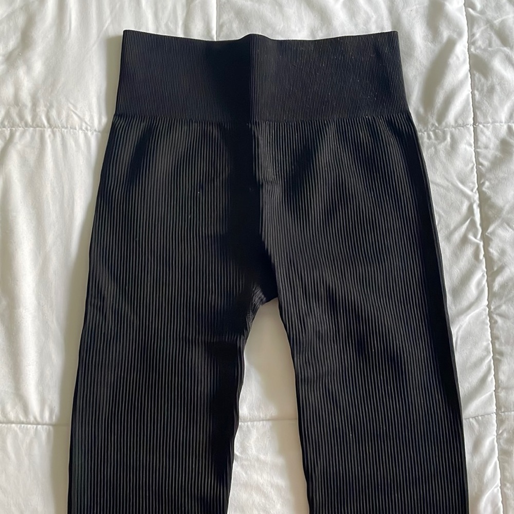 QQQ Black Ribbed Legging